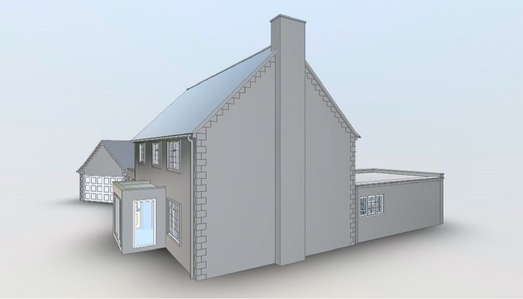 3D BIM house