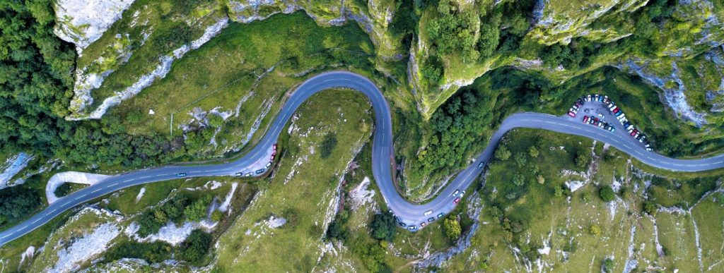 Highway survey Cheddar Gorge