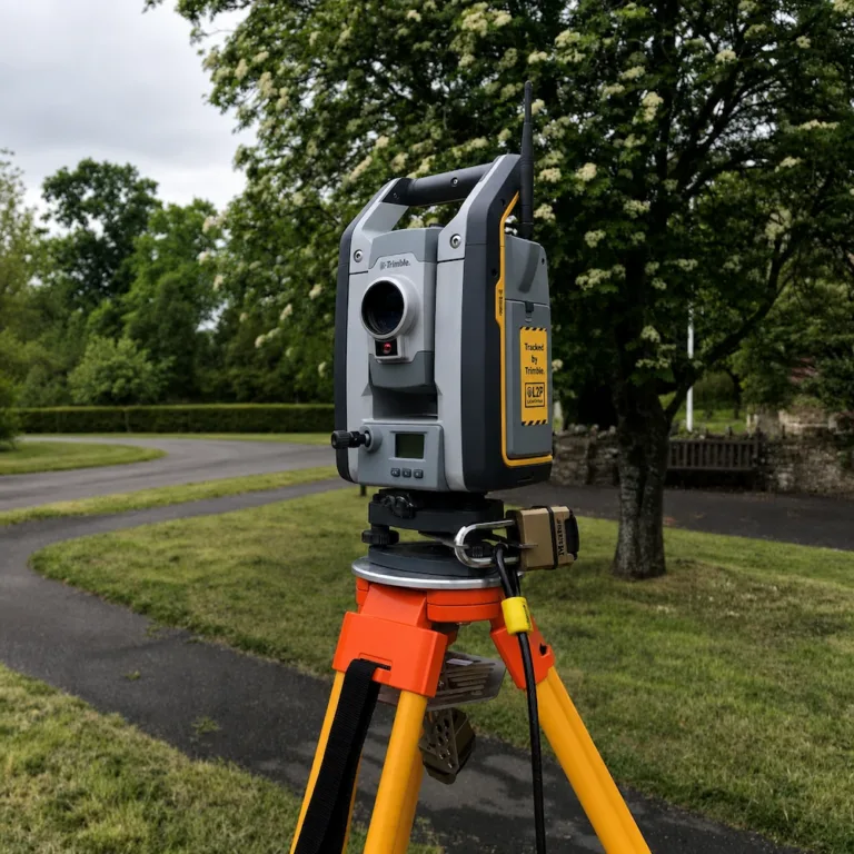 Total station used for topographical surveys in Bristol