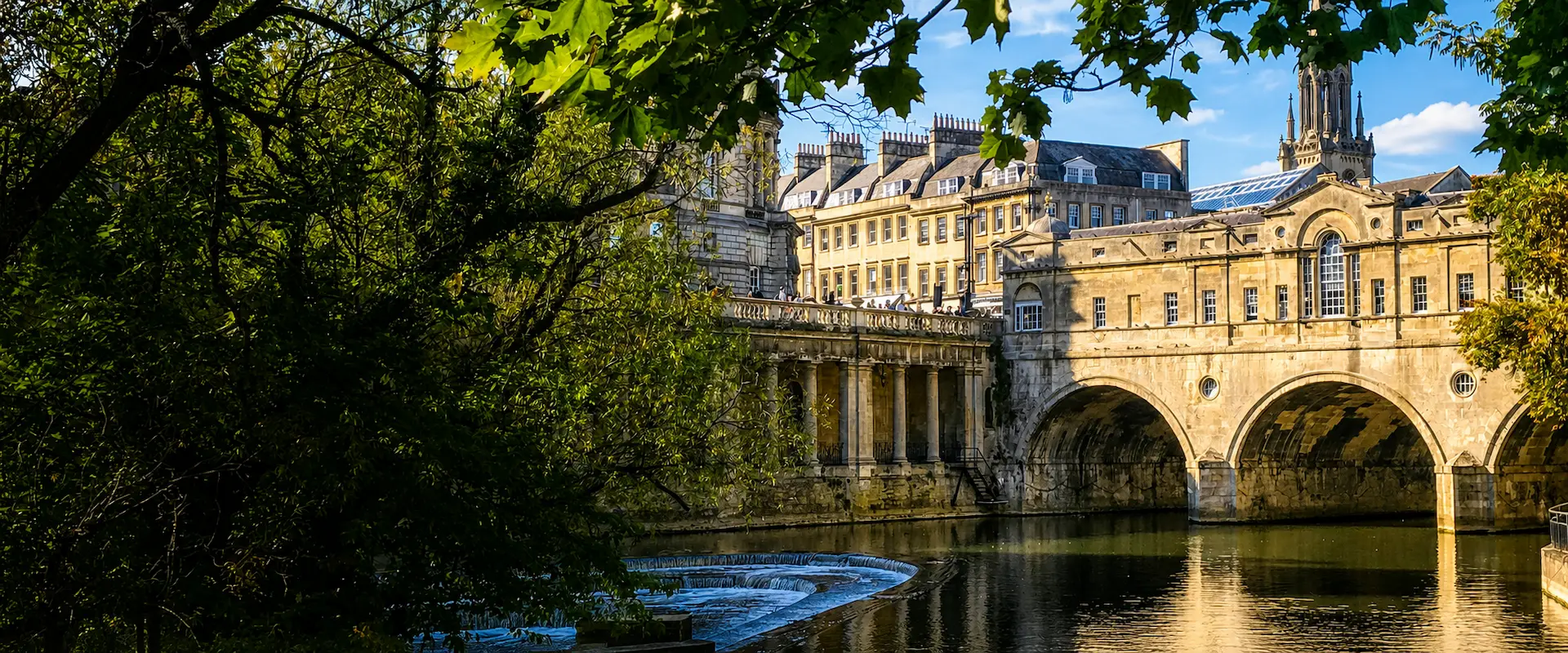 Land Surveys Bath – Pulteney Bridge and historic buildings in Bath