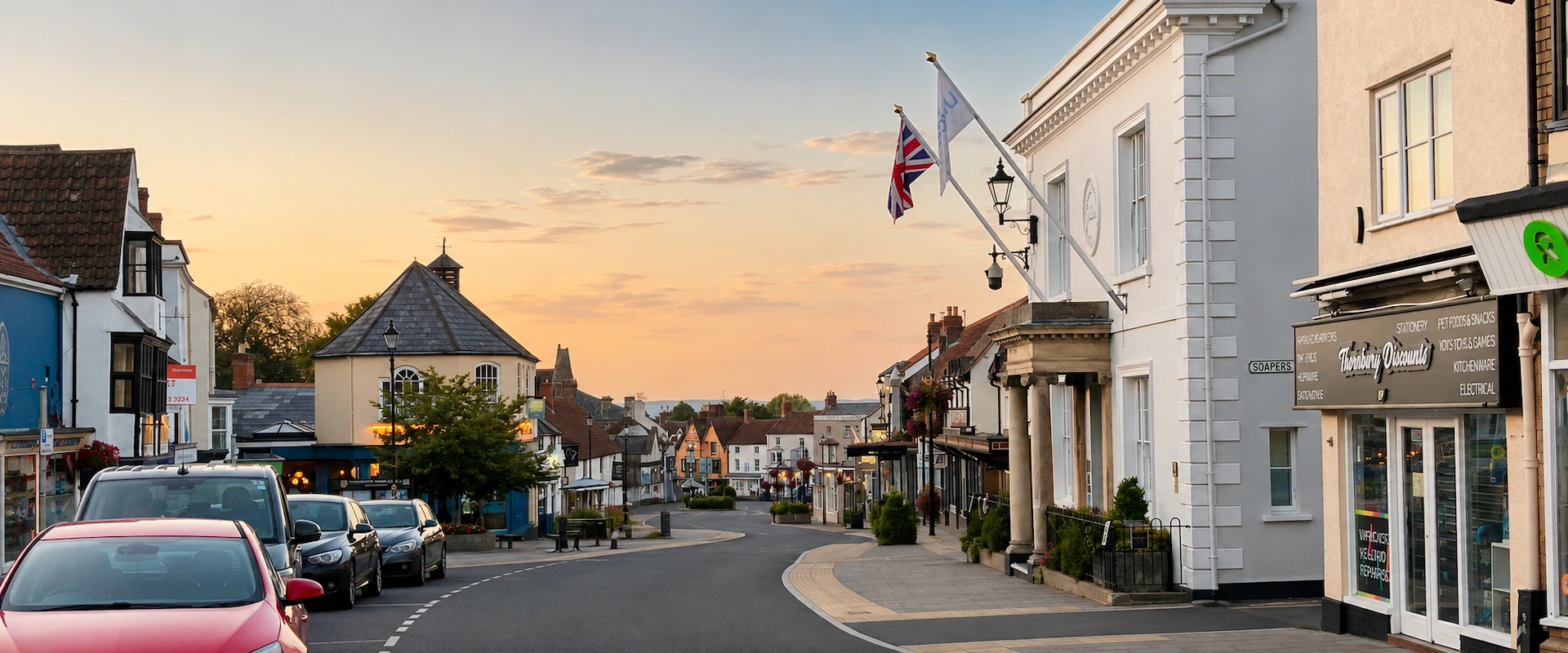 Land Surveys South Gloucestershire – Thornbury High Street in South Gloucestershire